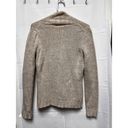 Banana Republic  Sweater Women's Size S Shawl Collar Lambs Wool Light Tan BSI-C Photo 4