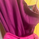 Jay Godfrey  NEW Neiman Marcus strapless evening gown, sash, fuschia, size 14 Photo 10