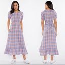 Likely  NWT Payson Side Cutout Plaid Midi Dress In Lilac Sachet Multi Women’s 6 Photo 1