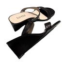 Ralph Lauren ,Richelle black wedge sandal Size 10B B50 Photo 0