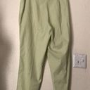 Talbots Green white gingham plaid vintage pants stretchy Photo 1