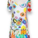 Jams World Jam’s World Hattie Dress Multicolor Abstract Print Short Sleeve Scoopneck Mini Photo 7