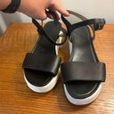 Platform Sandles Black Size 8 Photo 0