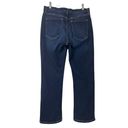 Banana Republic  9" Mid Rise Crop Flare Dark Wash Denim Jeans Women's Size 29 Photo 2