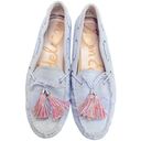 Sam Edelman  Fantine Women’s Suede Loafers Driving Moccasin Boat Dusty Blue 9.5 Photo 2