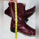 Justin Boots Vintage  Dark Red Leather sz 7.5 Photo 6