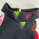 Ted Baker  London Tanii Floral Mock Neck Scallop Shift Dress Berry Sundae Photo 6