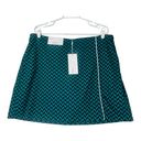 Lady Hagen  WRAP GOLF TENNIS PREP SKORT 17" WOMEN SIZE 16 HERRINGBONE TURQUOISE Photo 0