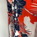 Tracy Reese  100% Silk Maxi Aloha Tropical Hawaiian Printed Dress Small Photo 5