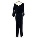 Nordstrom Fraiche by J Black Off Shoulder Long Sleeve Jumpsuit L Photo 2