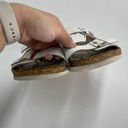 Birkenstock  Sandals Womens 38 (7) White Birko Flor Slip On Shoes Leather Upper Photo 7