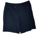 Nautica  Womens Lightweight Shorts Size Plus 1X Black Elastic & Drawstring Black Photo 4