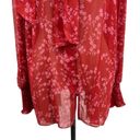 City Chic  Cherry Ditsy Floral Tie Neck Blouse Top Plus Size 18 Photo 5