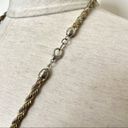 Twisted Silver and gold tone  necklace Photo 5