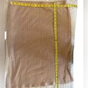 SheIn  long sleeve crop knit top and knit skirt 4X dark beige /tan Photo 2