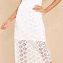 Just Me White Eyelet Midi Dress Photo 1