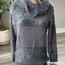 Renee C . Gray Eyelash Sweater S Cowl Neck Stitch Fix B8 Photo 0