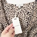 Pleione [] Leopard Print Ruffled Sleeveless Square Neck Tank Top NWT Sz Medium M Photo 8