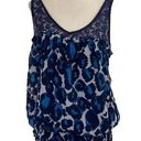 Jonathan Martin  Blue Lace Women' Sleeveless Top Size Large | 47-2 Photo 0