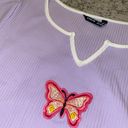 SheIn Butterfly Tee Shirt Top Photo 1