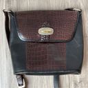 Brighton  Bucket Bag Purse Croc Embossed Leather Photo 6