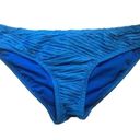 The Bikini Lab NEW  Women's Size Large Blue Sand Dunes Textured Bikini Bottoms Photo 3