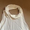 Free People  low back tank top large ivory boho loose Photo 1