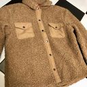 ONIA NWT  Sherpa Camel Light Brown Tan Oversized Jacket Nylon Furry Gorpcore XL Photo 7