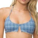 Tavik swim Blue Printed Tavik Cassis Pacific Halter Bikini Top Photo 0