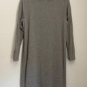 J.Jill  Wearever Collection French Terry Long Sleeve Dress Petite Medium Gray Photo 1