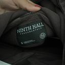 NINTH HALL Fundamentals Brown Wash Boxy Hoodie Photo 2