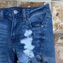 Aeropostale  Med Wash Ripped Distress Jean Shorts 2 Photo 1