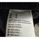 American Eagle Black Cargo High Rise Jogger Pants Pull On Lyocell Size Medium Photo 2