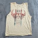 Free People  Womens Tank Size M Western Cowgirl Crewneck Boho Chic NEW Photo 0