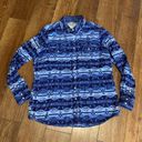 Ariat  R.E.A.L. Southwestern Oceanic Print Long Sleeve Western Pearl Snap XL Photo 2