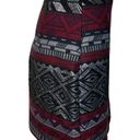 Outback Red Express Skirt Women 0 Gray Red Tribal Pencil Straight Skirt Mini Career Casual Photo 1