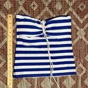 Ralph Lauren  Y2K Style Nautical Striped Lace-Up Bandeau Tankini Top Size Medium Photo 0