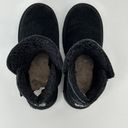 BEARPAW Imani Black Suede Ankle Boots Size 9 Photo 4