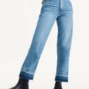 DKNY Kent High Rise Straight Leg Jean w/ Raw Hem Size 29/8 Photo 0