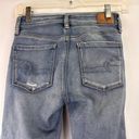 American Eagle  Hi-Rise Jegging Distressed Super Stretch Jeans Size 0 Regular Photo 2