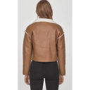 Lizard Thicket FAUX LEATHER JACKET BROWN Photo 1