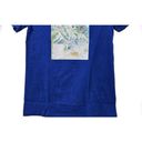 J.Crew NWT  Aspen Ski Graphic Short Sleeve Broken In T Shirt XXS Blue White #3006 Photo 4