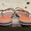 American Eagle  Women's Size 10 Leather Slide Strappy Sandals Brown Durable Soles Photo 4