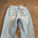 American Eagle Light Wash Denim Mom Jeans Photo 6