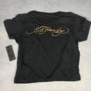 Ed Hardy  Black Baby Tee Photo 2