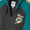 NFL Vintage Miami Dolphins Fleece full Zip jacket unisex size Medium. Photo 1