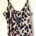 Boohoo 🔴 SATIN LEOPARD PRINT Lingerie style DRESS by  size 4 NEW Photo 6