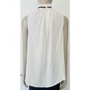 Who What Wear Cream Neck Tie Blouse NWT! Photo 6