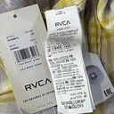 RVCA  SZ 27 Downer Shorts Yellow Plaid Pleated Front Pockets High-Rise Zip-Fly Photo 5