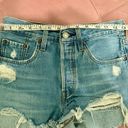 Levi’s  501 Cut off Denim Shorts size 24W Photo 7